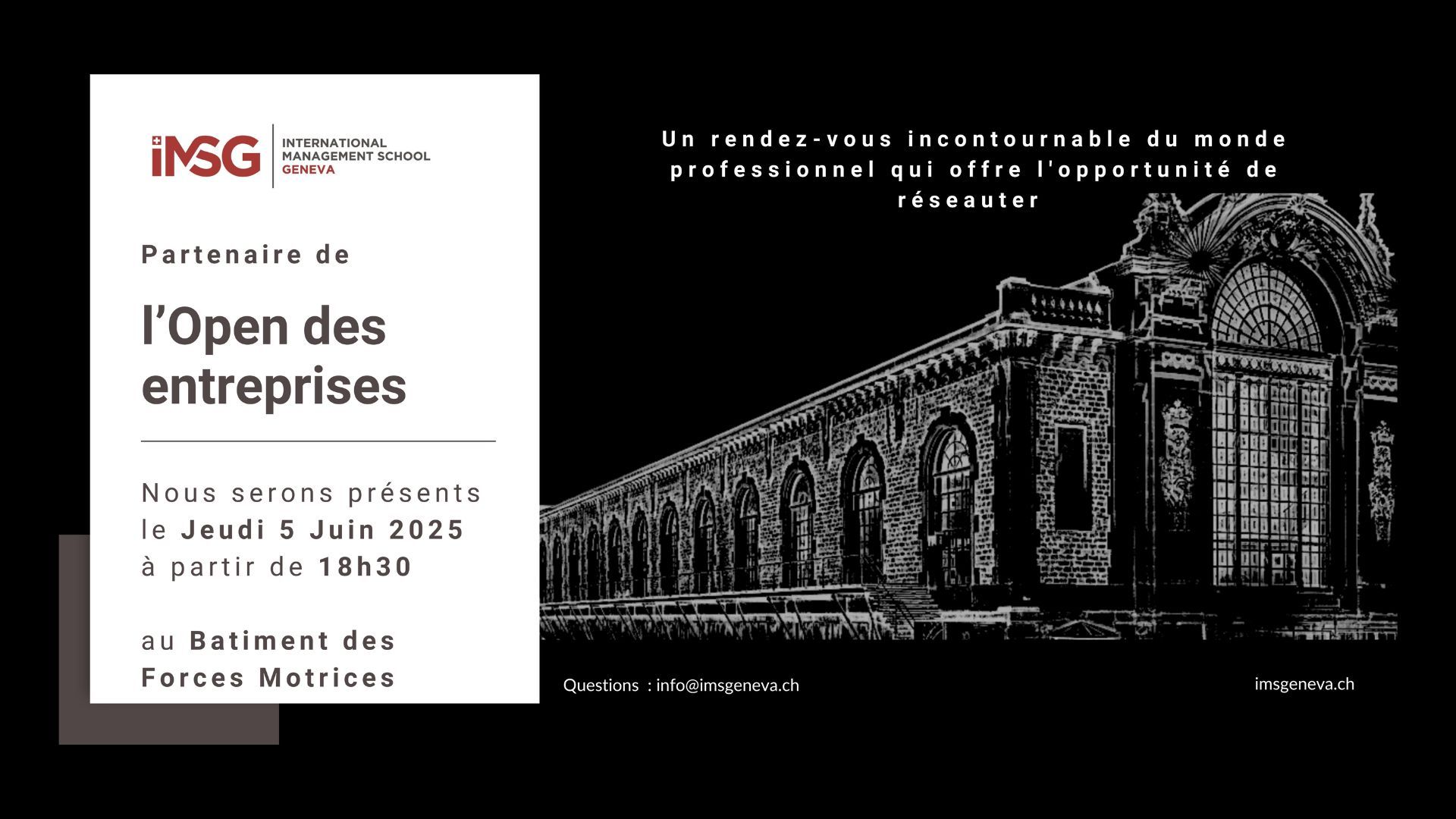L’IMSG présente à l’Open des Entreprises
