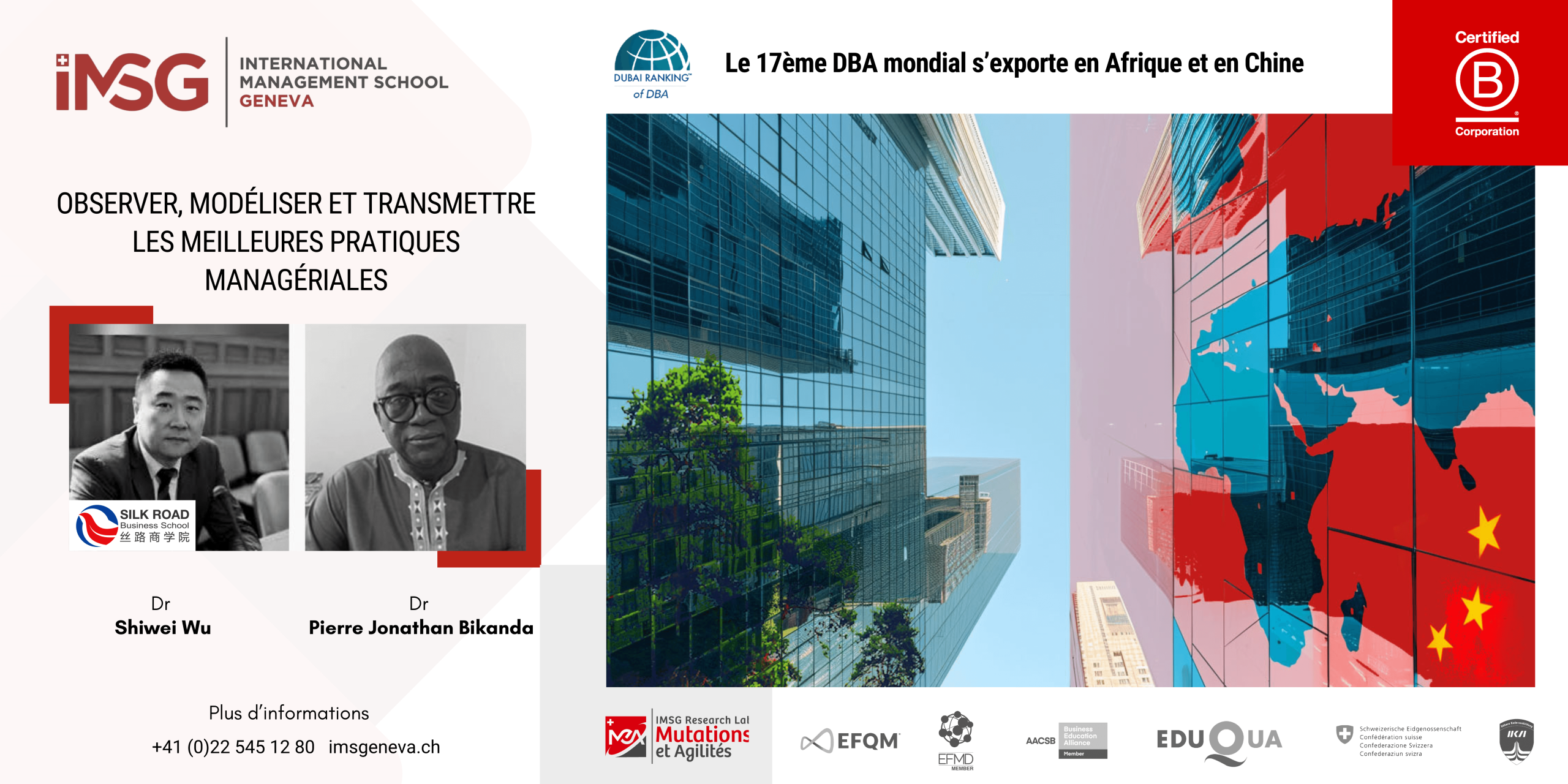 Le DBA de l’IMSG s’ouvre à l’international : cap sur l’Afrique et la Chine !